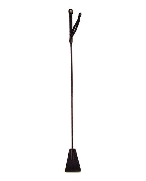 product image, Rouge Fetish Play Vegan Leather Riding Crop - Black - SEXYEONE