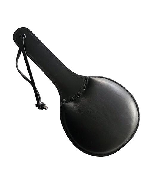Rouge Leather Padded Ping Pong Paddle - Black - SEXYEONE