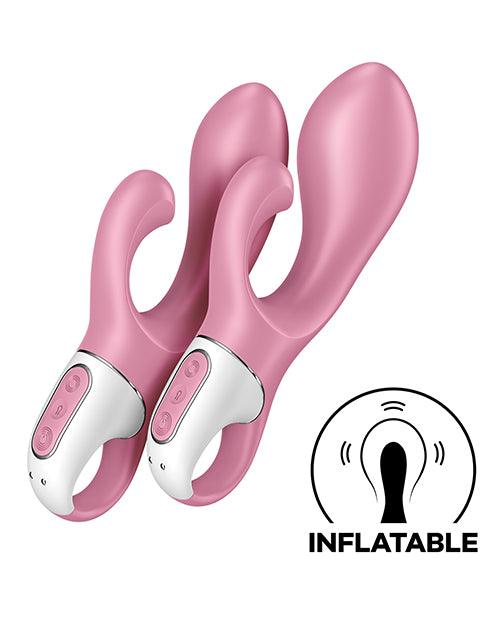 image of product,Satisfyer Air Pump Bunny 2 - Light Red - SEXYEONE