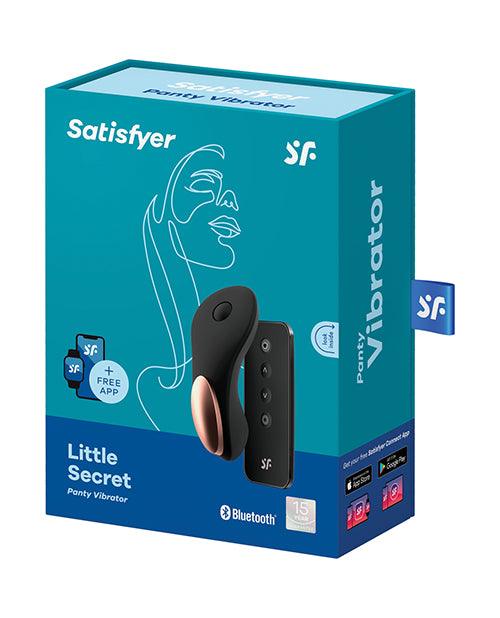 image of product,Satisfyer Little Secret Panty Vibrator - Black - SEXYEONE