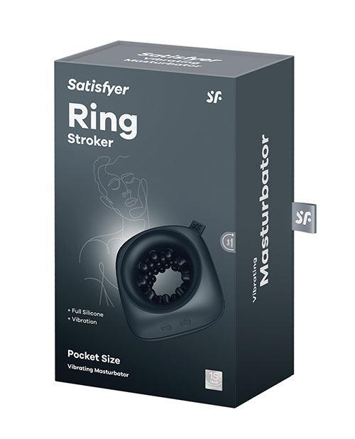 image of product,Satisfyer Ring Stroker - Black - SEXYEONE