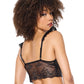 Scallop Stretch Lace Soft Cup Bralette - Black O/S - SEXYEONE