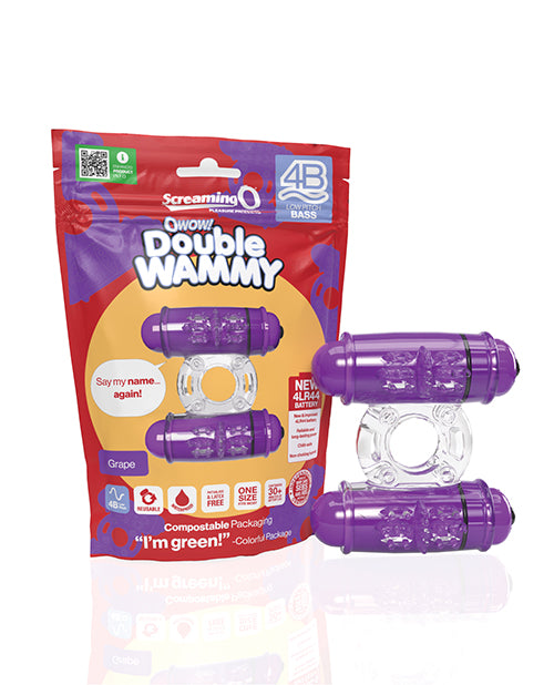 product image, Screaming O 4B Double Wammy - Grape - SEXYEONE