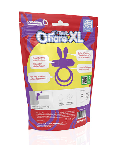 image of product,Screaming O 4B Ohare XL - Grape - SEXYEONE