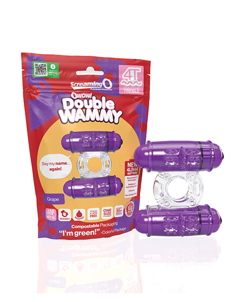 product image, Screaming O 4T Double Wammy - Grape - SEXYEONE