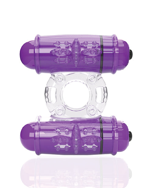 image of product,Screaming O 4T Double Wammy - Grape - SEXYEONE