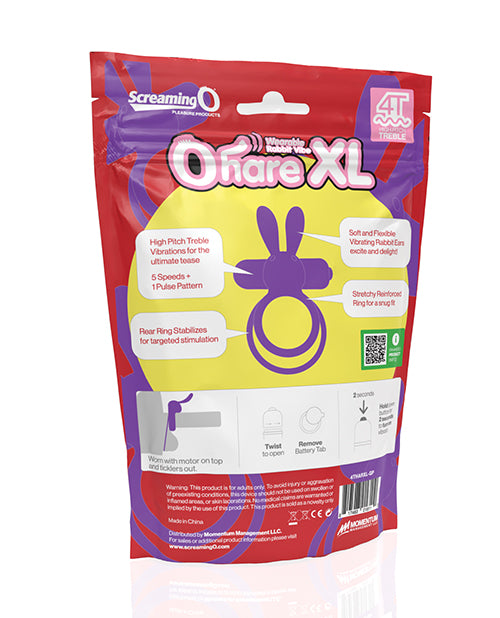 image of product,Screaming O 4T Ohare XL - Grape - SEXYEONE