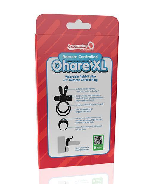 image of product,Screaming O Ohare Remote Controlled Vibrating Ring - XL - SEXYEONE