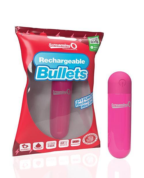 image of product,Screaming O Rechargeable Bullets - SEXYEONE