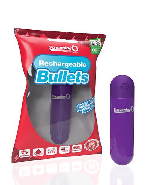 image of product,Screaming O Rechargeable Bullets - SEXYEONE