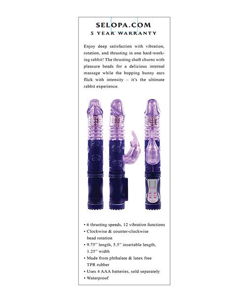 product image,Selopa Bunny Thruster - Purple - SEXYEONE