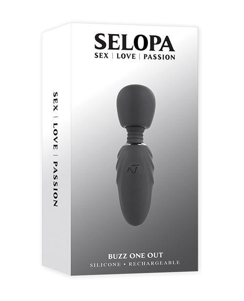 product image, Selopa Buzz One Out Mini Wand - Black - SEXYEONE