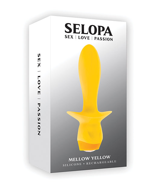 product image, Selopa Mellow Yellow Vibrating Plug - Yellow - SEXYEONE