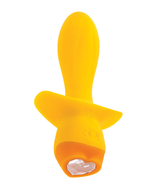 image of product,Selopa Mellow Yellow Vibrating Plug - Yellow - SEXYEONE