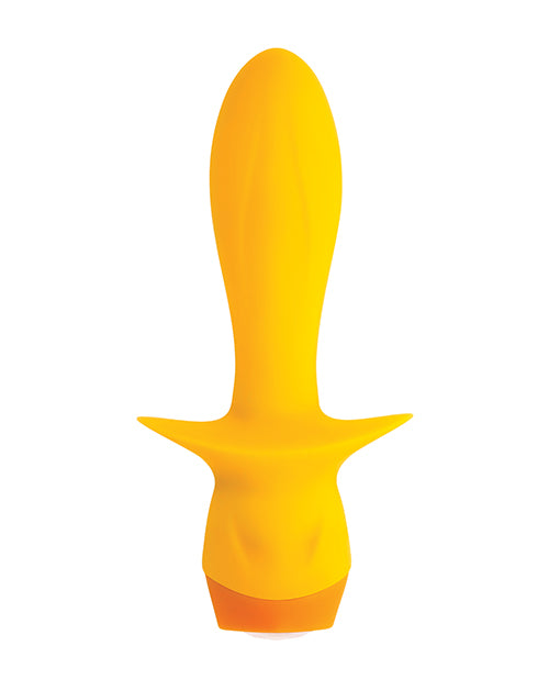 image of product,Selopa Mellow Yellow Vibrating Plug - Yellow - SEXYEONE