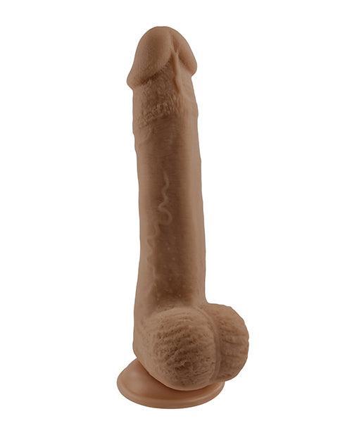 image of product,Selopa Natural Feel 7" Flexskin Dildo - Dark - SEXYEONE