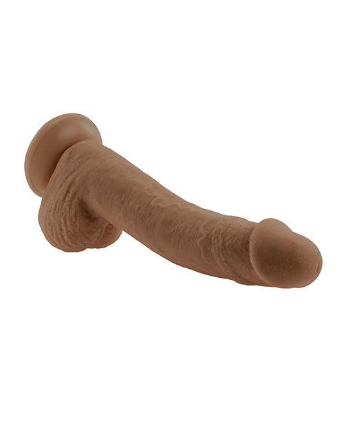 image of product,Selopa Natural Feel 7" Flexskin Dildo - Dark - SEXYEONE