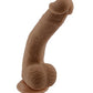 Selopa Natural Feel 7" Flexskin Dildo - Dark - SEXYEONE