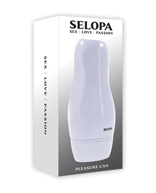 product image, Selopa Pleasure Can Stroker - White - SEXYEONE