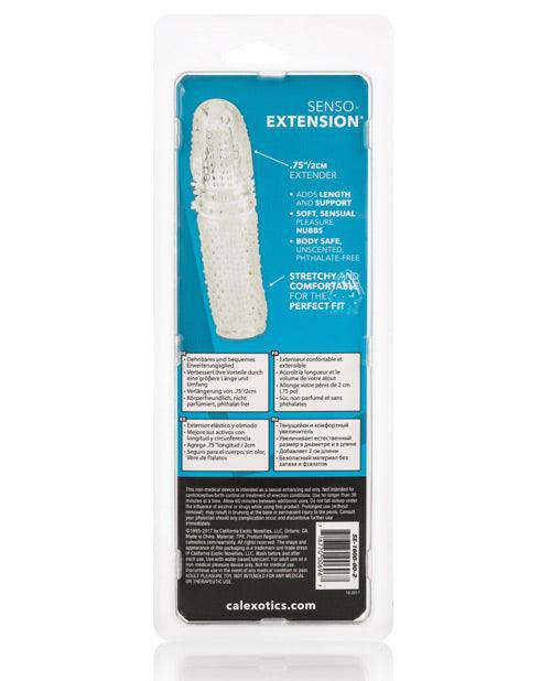 image of product,Senso Silicone Extension - Clear - SEXYEONE