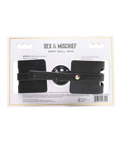image of product,Sex & Mischief Brat Ball Gag - SEXYEONE