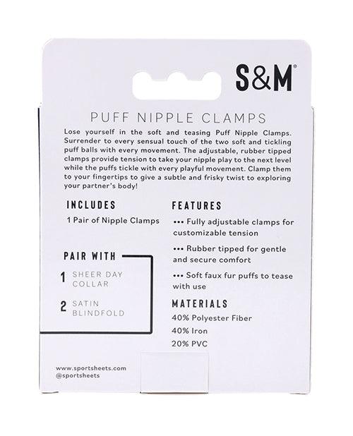 image of product,Sex & Mischief Puff Nipple Clamps - SEXYEONE