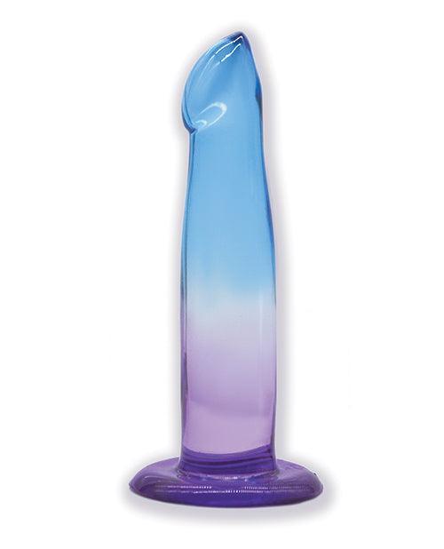 image of product,Shades Jelly TPR Gradient Dong Small - Blue/Purple - SEXYEONE