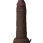 Shaft Flexskin Liquid Silicone 6.5" Vibrating Dong - Mahogany - SEXYEONE