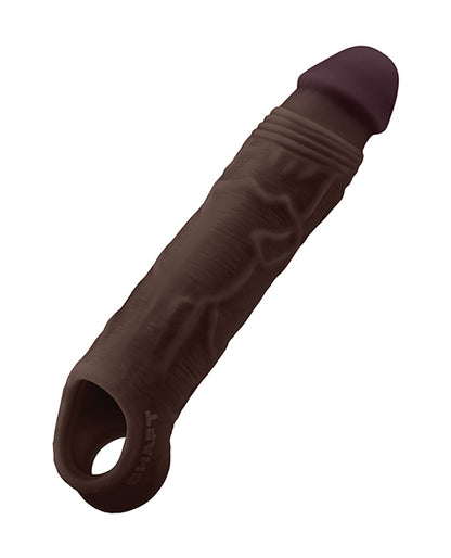 Shaft Model F Flexskin Liquid Silicone 7.8" Sheath - Mahogany - SEXYEONE