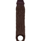 Shaft Model F Flexskin Liquid Silicone 7.8" Sheath - Mahogany - SEXYEONE