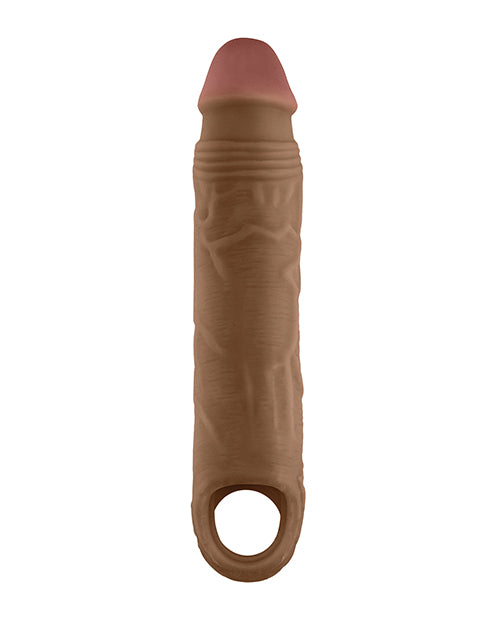 image of product,Shaft Model F Flexskin Liquid Silicone 7.8" Sheath - Oak - SEXYEONE