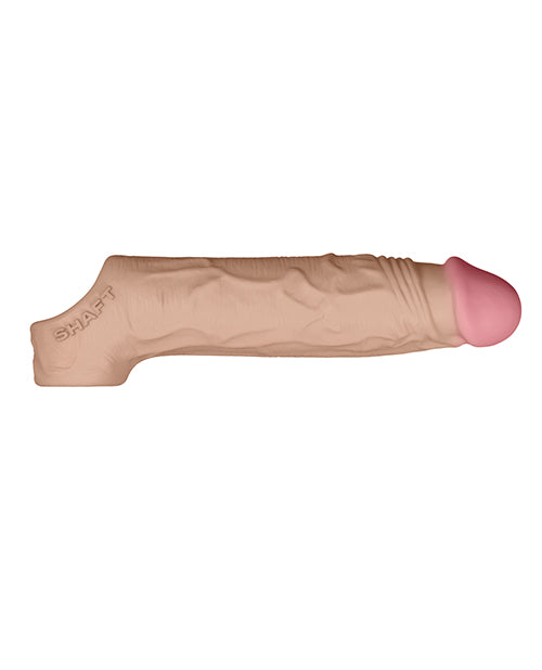 image of product,Shaft Model F Flexskin Liquid Silicone 7.8" Sheath - Pine - SEXYEONE