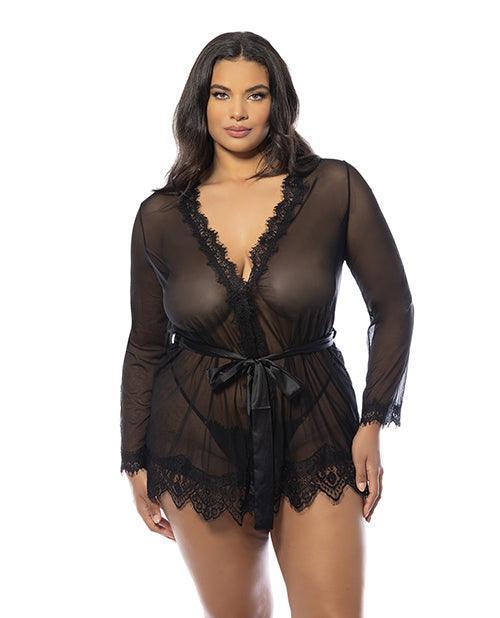 product image, Short Robe - 1X/2X - SEXYEONE