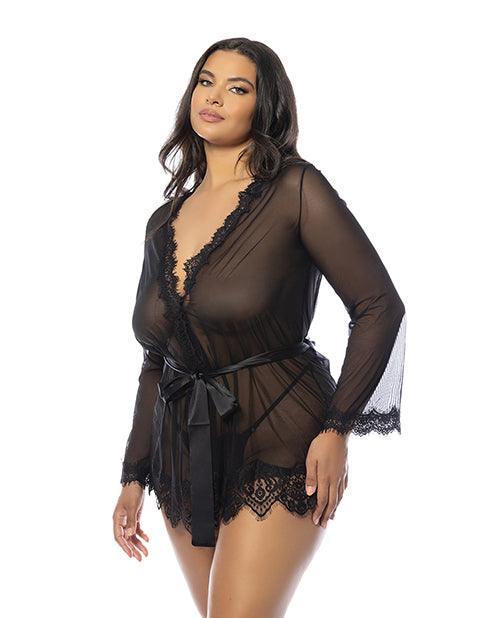 image of product,Short Robe - 1X/2X - SEXYEONE