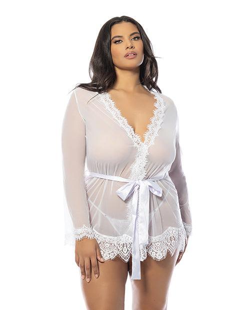 image of product,Short Robe - 1X/2X - SEXYEONE