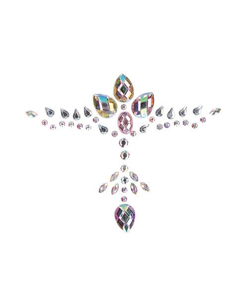 image of product,Shots Bliss Dazzling Cleavage Bling Sticker O/s - SEXYEONE