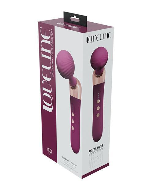 product image, Shots Loveline Serenity Wand Massager - Burgundy - SEXYEONE