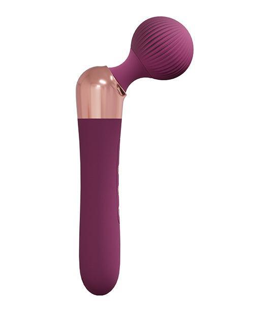 image of product,Shots Loveline Serenity Wand Massager - Burgundy - SEXYEONE