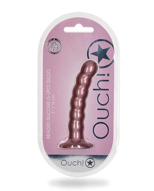 Shots Ouch 5" Beaded G-spot Dildo - SEXYEONE