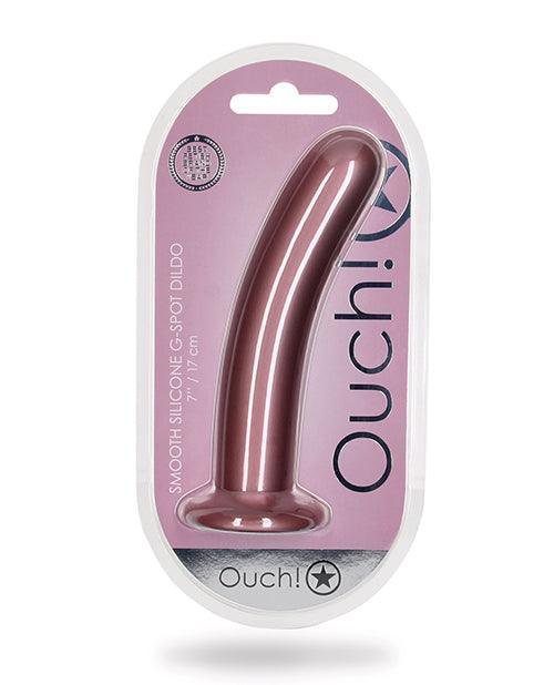 image of product,Shots Ouch 7" Smooth G-spot Dildo - SEXYEONE