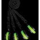 Shots Ouch Bed Bindings Restraint Kit - Glow in the Dark - SEXYEONE