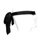 Shots Ouch Black & White Satin Bondage Tie - Black - SEXYEONE