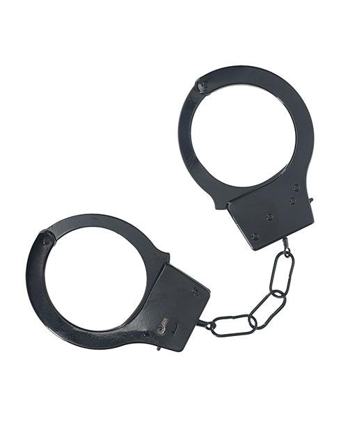 product image, Shots Ouch! Classic Metal Handcuffs - Black - SEXYEONE