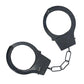 Shots Ouch! Classic Metal Handcuffs - Black - SEXYEONE