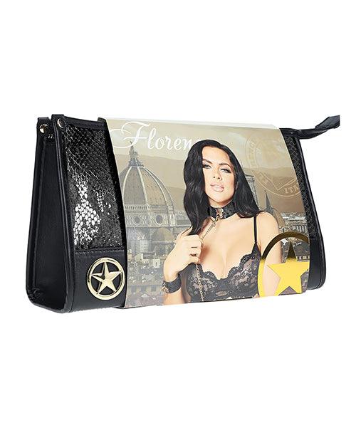 image of product,Shots Ouch! Florence Collection Bondage Kit w/Bag - Black - SEXYEONE