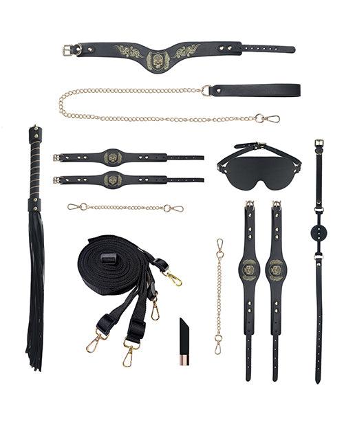 product image, Shots Ouch! London Collection Bondage Kit w/Bag - Black - SEXYEONE