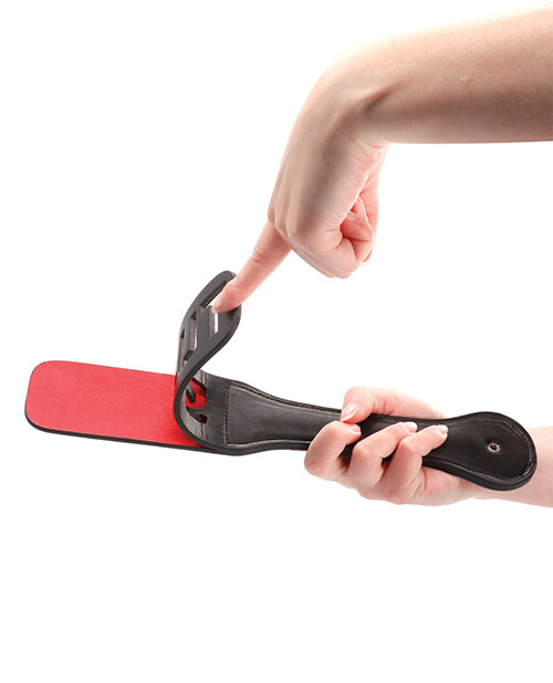 image of product,Shots Ouch Slut Paddle - Black - SEXYEONE