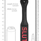 Shots Ouch Slut Paddle - Black - SEXYEONE