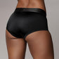Shots Ouch Vibrating Strap On Brief - Black - SEXYEONE