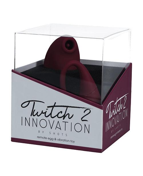 image of product,Shots Twitch 2 Vibrator W/remote Control Vibrating Egg - SEXYEONE